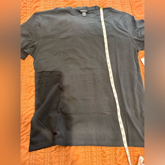 NWT Athleta True Cotton Tee - Black - Medium - Picture 8 of 9